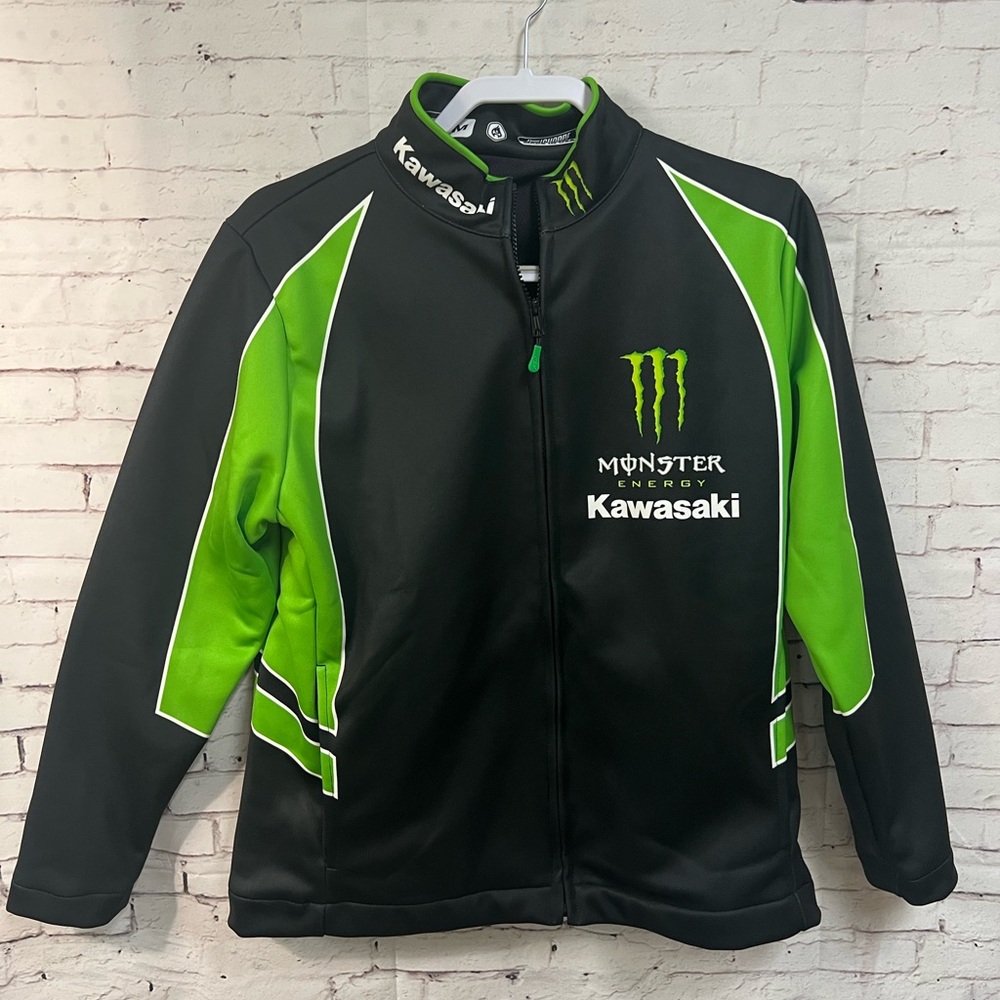 Women Crossover Size Medium Monster Kawasaki Racing Jacket 10/2 Thermal - Picture 11 of 11